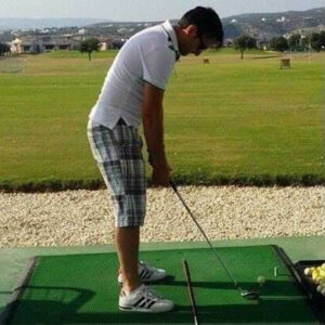 Glenn Playing golf